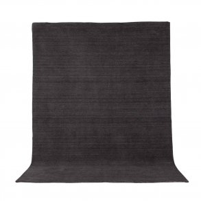 VENTURE DESIGN Ulla gulvtppe - mrkegr uld og polyester (250x350)