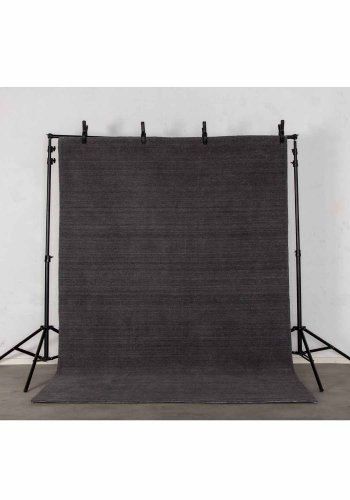 VENTURE DESIGN Ulla gulvtppe - mrkegr uld og polyester (250x350)