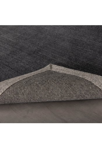 VENTURE DESIGN Ulla gulvtppe - mrkegr uld og polyester (250x350)