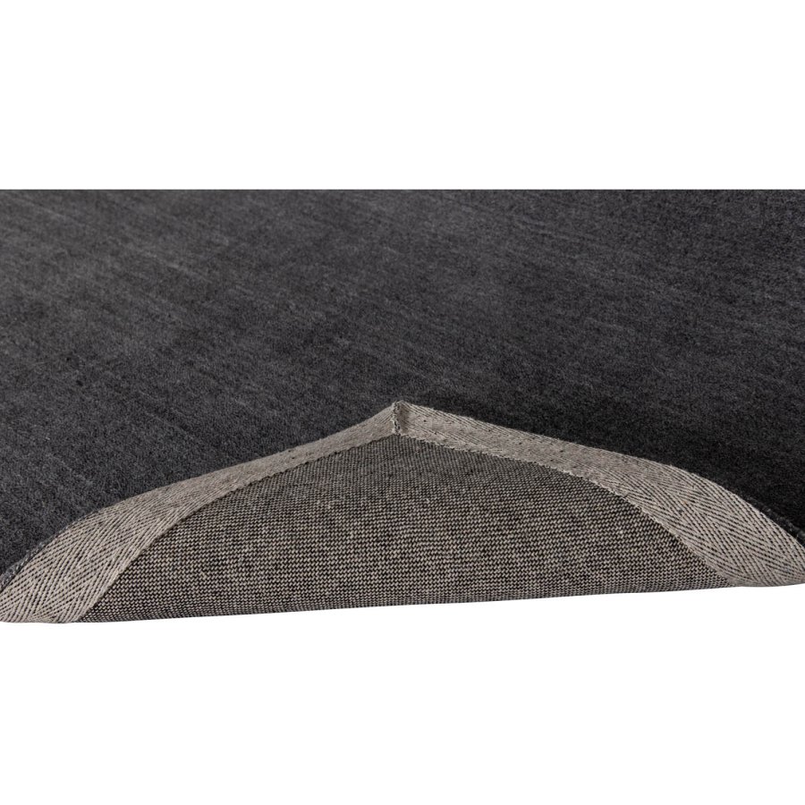 VENTURE DESIGN Ulla gulvtppe - mrkegr uld og polyester (250x350)
