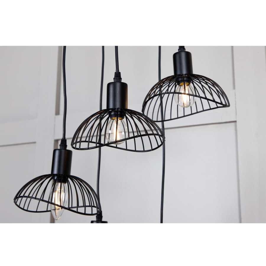 VENTURE DESIGN Elsa loftlampe - sort jern