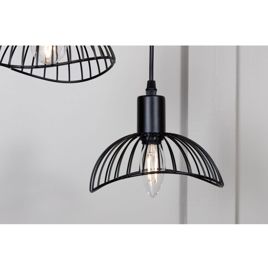 VENTURE DESIGN Elsa loftlampe - sort jern