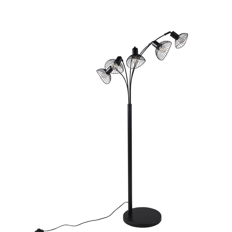 VENTURE DESIGN Elsa gulvlampe - sort jern