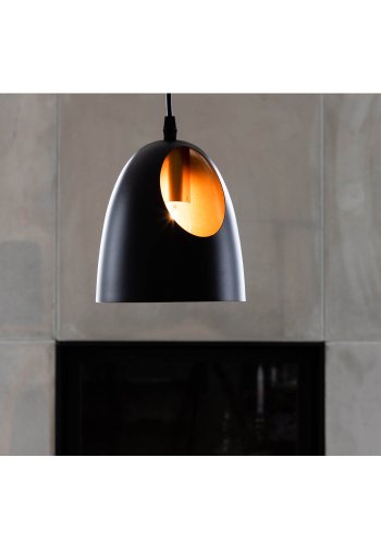 VENTURE DESIGN Elda loftlampe - kobber og sort jern