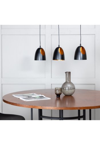 VENTURE DESIGN Elda loftlampe - kobber og sort jern