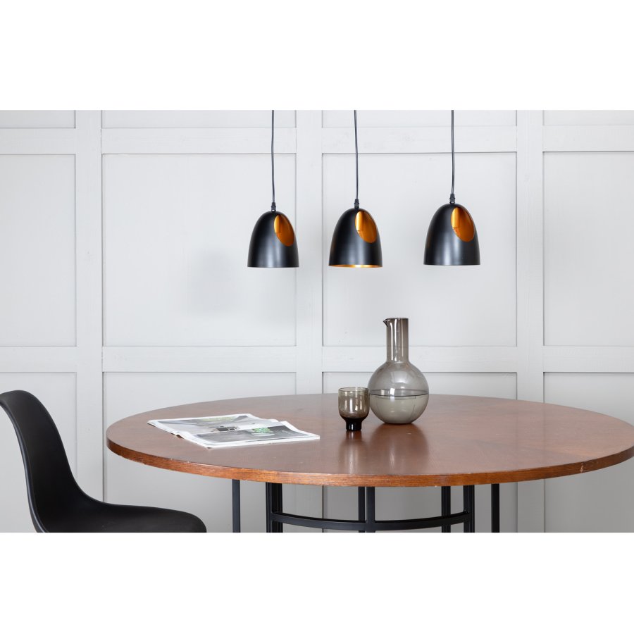 VENTURE DESIGN Elda loftlampe - kobber og sort jern