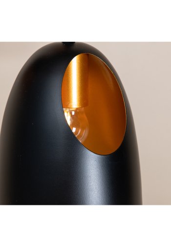 VENTURE DESIGN Elda loftlampe - kobber og sort jern