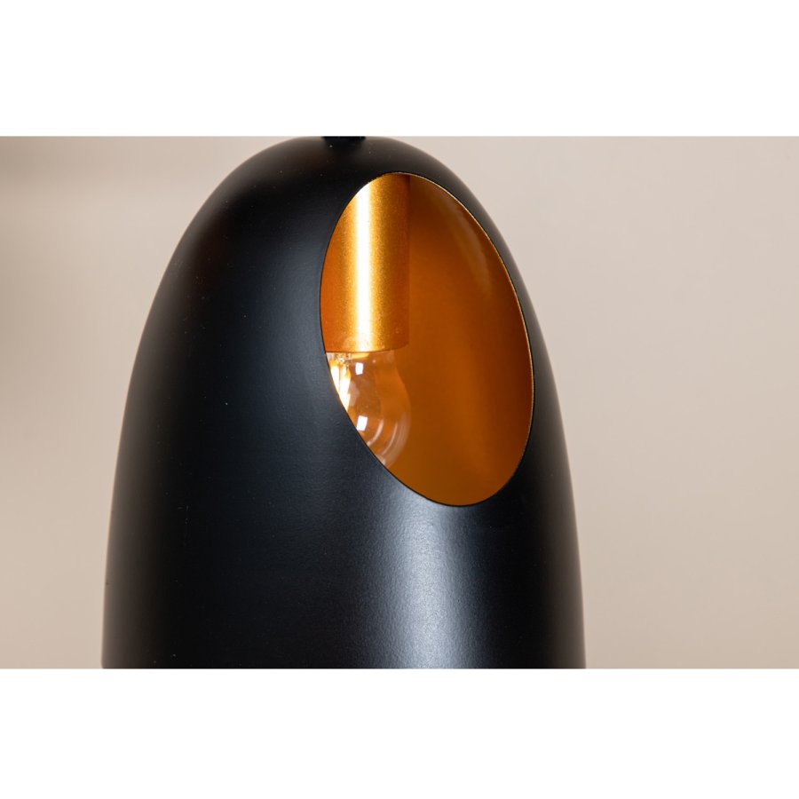 VENTURE DESIGN Elda loftlampe - kobber og sort jern