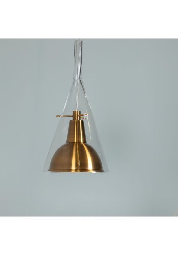 VENTURE DESIGN Sirius pendel - klar glas og guld metal ( 25)