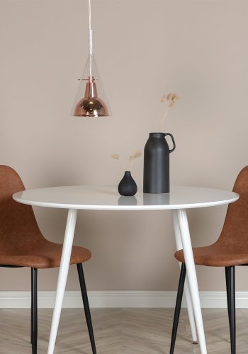 VENTURE DESIGN Sirius pendel - klar glas og kobberfarvet metal ( 25)