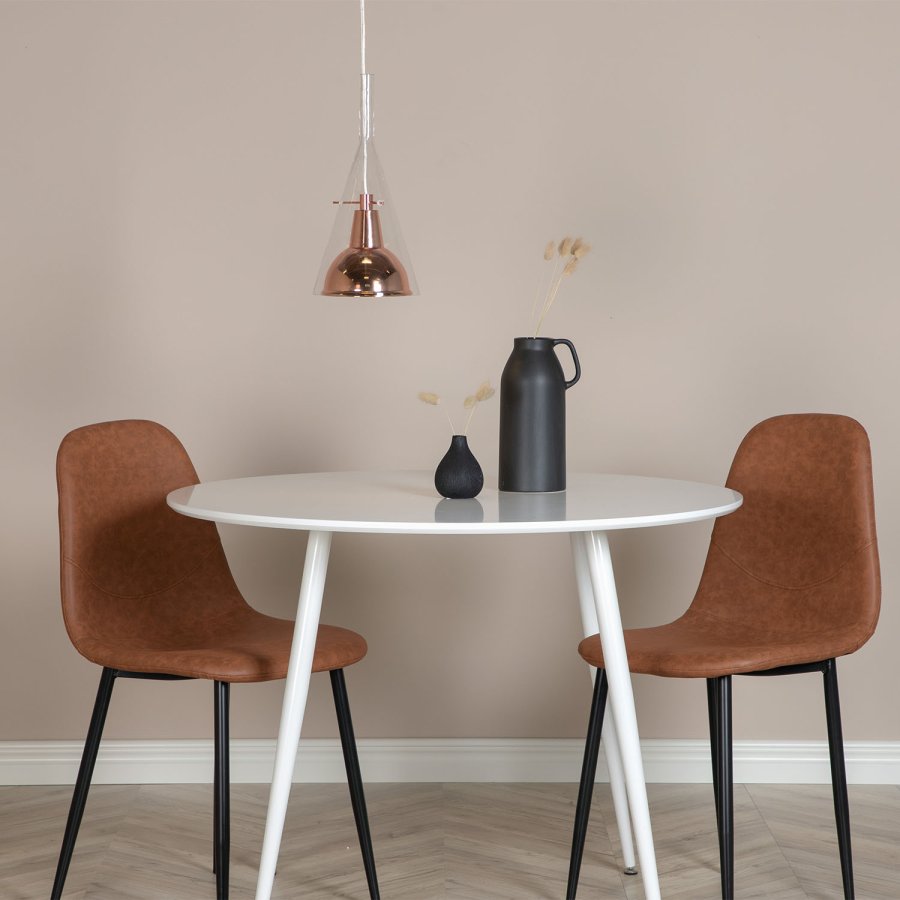 VENTURE DESIGN Sirius pendel - klar glas og kobberfarvet metal ( 25)