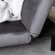 VENTURE DESIGN Bodil sovesofa - mrkegr fljl og sort stl (180x91,50)