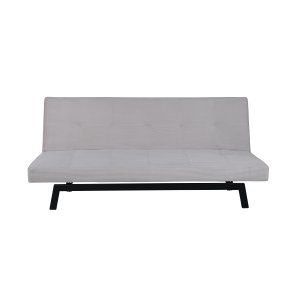 VENTURE DESIGN Bodil sovesofa - beige fljl og sort stl (180x60)