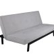 VENTURE DESIGN Bodil sovesofa - beige fljl og sort stl (180x60)