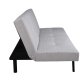 VENTURE DESIGN Bodil sovesofa - beige fljl og sort stl (180x60)