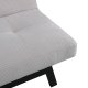 VENTURE DESIGN Bodil sovesofa - beige fljl og sort stl (180x60)