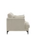 VENTURE DESIGN Sofia lnestol - beige fljl og sort stl