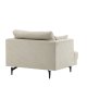 VENTURE DESIGN Sofia lnestol - beige fljl og sort stl