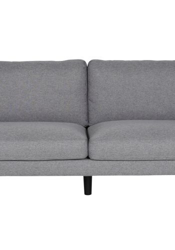 VENTURE DESIGN Zoom 2 pers. sofa - gr polyester og sort stl
