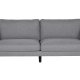 VENTURE DESIGN Zoom 2 pers. sofa - gr polyester og sort stl