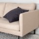 VENTURE DESIGN Zoom 2 pers. sofa - brun polyester og sort stl