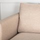 VENTURE DESIGN Zoom 2 pers. sofa - brun polyester og sort stl