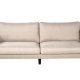 VENTURE DESIGN Zoom 2 pers. sofa - brun polyester og sort stl