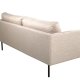 VENTURE DESIGN Zoom 2 pers. sofa - brun polyester og sort stl