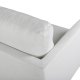 VENTURE DESIGN Zoom 2 pers. sofa - beige polyester og sort stl