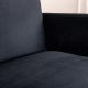 VENTURE DESIGN Zoom 2 pers. sofa - sort fljl og sort stl