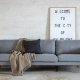 VENTURE DESIGN Zoom 3 pers. sofa - gr polyester og sort stl