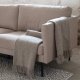 VENTURE DESIGN Zoom 3 pers. sofa - brun polyester og sort stl