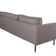 VENTURE DESIGN Zoom 3 pers. sofa - brun polyester og sort stl