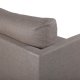 VENTURE DESIGN Zoom 3 pers. sofa - brun polyester og sort stl