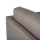 VENTURE DESIGN Zoom 3 pers. sofa - brun polyester og sort stl