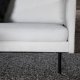 VENTURE DESIGN Zoom 3 pers. sofa - beige polyester og sort stl