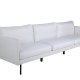 VENTURE DESIGN Zoom 3 pers. sofa - beige polyester og sort stl