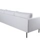 VENTURE DESIGN Zoom 3 pers. sofa - beige polyester og sort stl