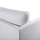 VENTURE DESIGN Zoom 3 pers. sofa - beige polyester og sort stl