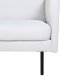 VENTURE DESIGN Zoom 3 pers. sofa - beige polyester og sort stl