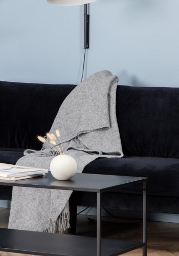 VENTURE DESIGN Zoom 3 pers. sofa - sort fljl og sort stl