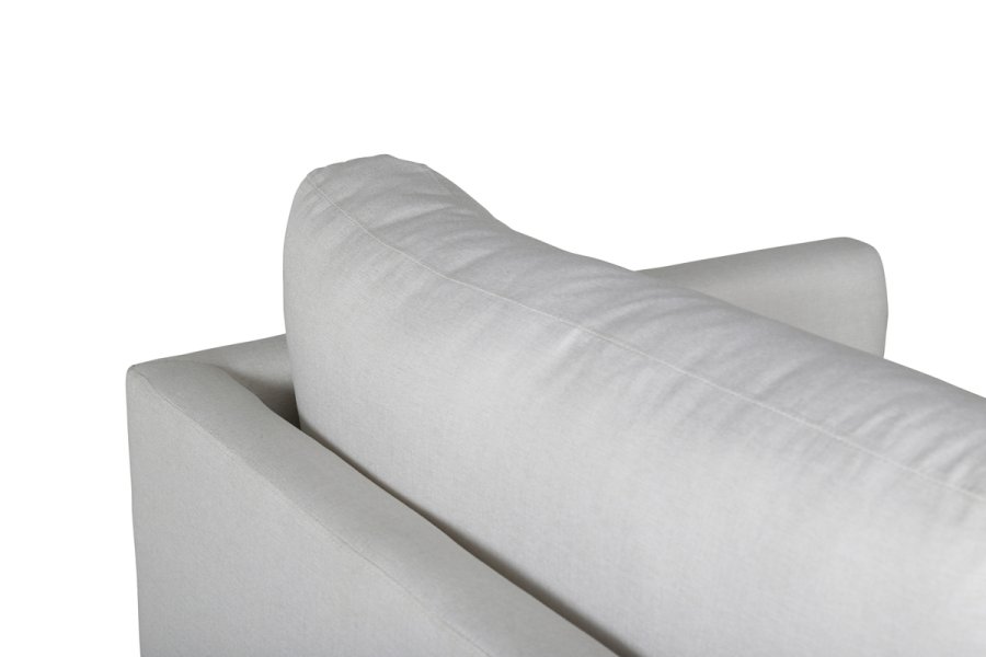 VENTURE DESIGN Zoom lnestol - beige polyester og sort stl