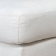 VENTURE DESIGN Zoom puf, rektangulr - beige polyester og sort stl (85x64)