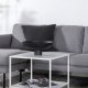 VENTURE DESIGN Zoom U-sofa - gr polyester og og sort stl