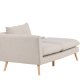VENTURE DESIGN Tacoma 2 pers. sofa - beige stof og natur gummitr