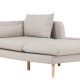 VENTURE DESIGN Tacoma 2 pers. sofa - beige stof og natur gummitr
