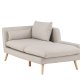 VENTURE DESIGN Tacoma 2 pers. sofa - beige stof og natur gummitr