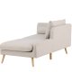 VENTURE DESIGN Tacoma 2 pers. sofa - beige stof og natur gummitr