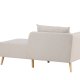 VENTURE DESIGN Tacoma 2 pers. sofa - beige stof og natur gummitr