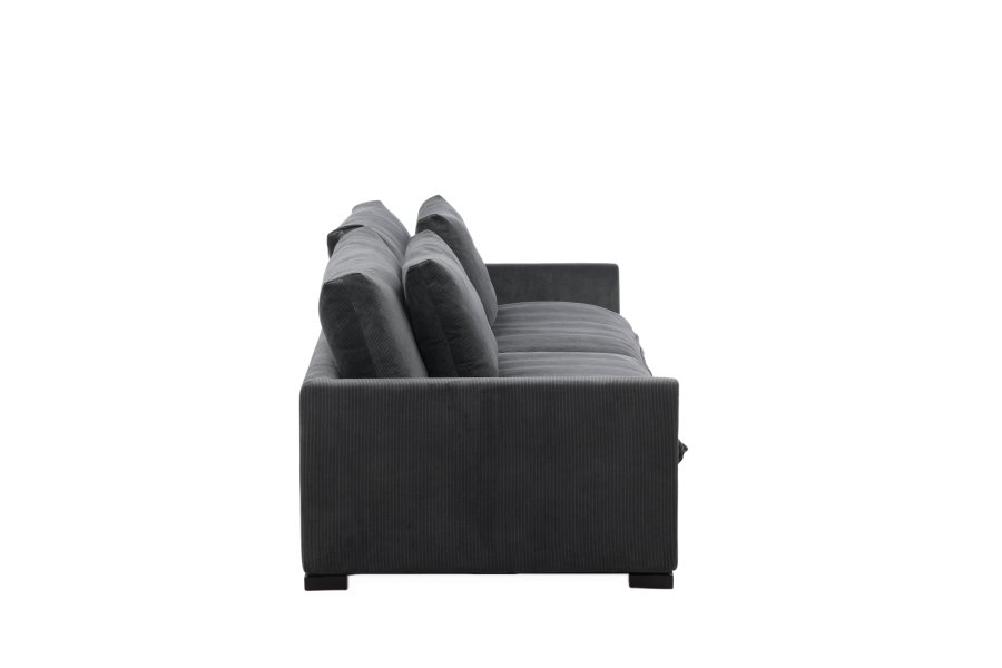 VENTURE DESIGN Durham 3 pers. sofa - mrkegr fljl og fyrretr
